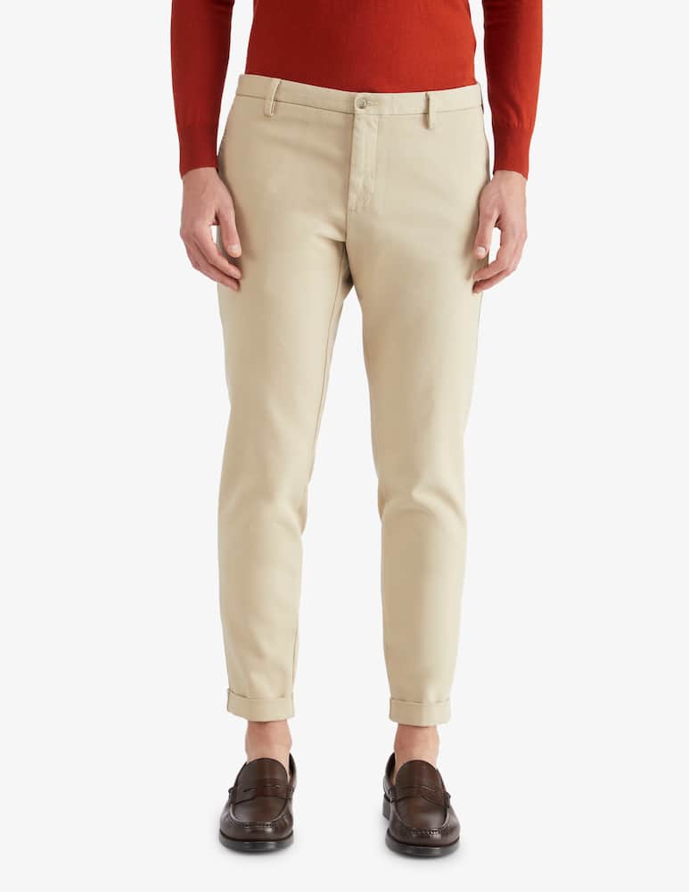 rinascente At.p.co Pantaloni chino Sasa slim in tricotina 