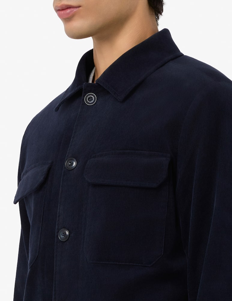 At.p.co Giacca overshirt Orlando in velluto 2000R - immagine 4 At.p.co Giacca overshirt Orlando in velluto 2000R - immagine 4