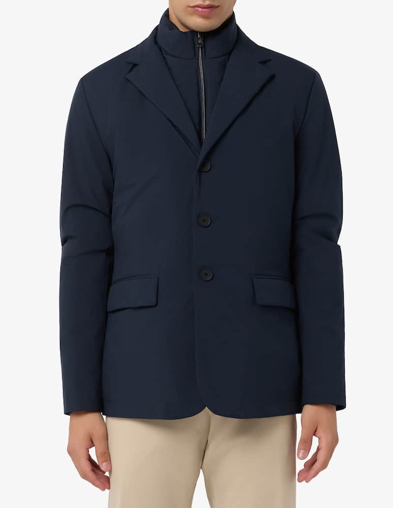 rinascente At.p.co Giacca Adam monopettoo imbottita con pettorina staccabile