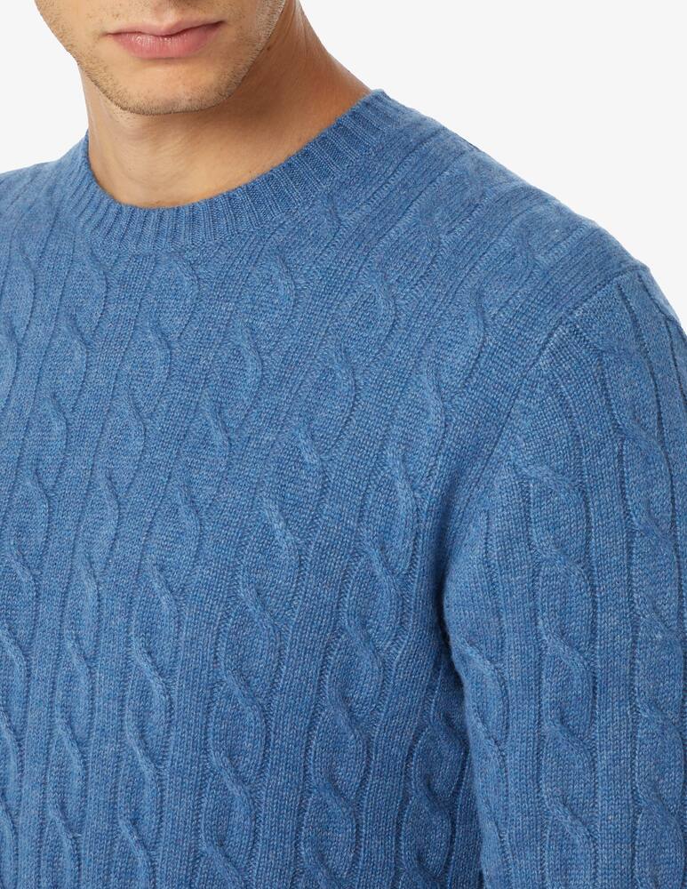 rinascente Pure Cashmere Braided rib cashmere crewneck jumper