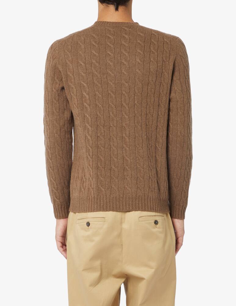 rinascente Pure Cashmere Braided rib cashmere crewneck jumper