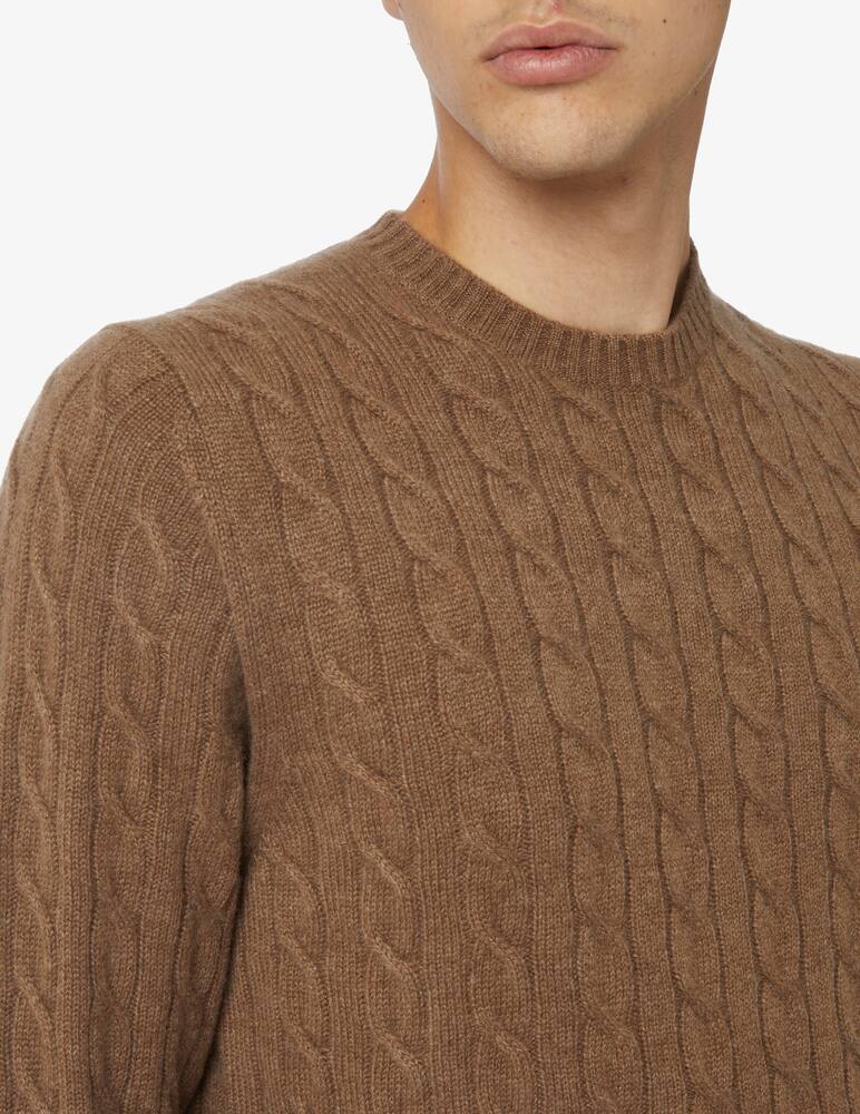 rinascente Pure Cashmere Braided rib cashmere crewneck jumper