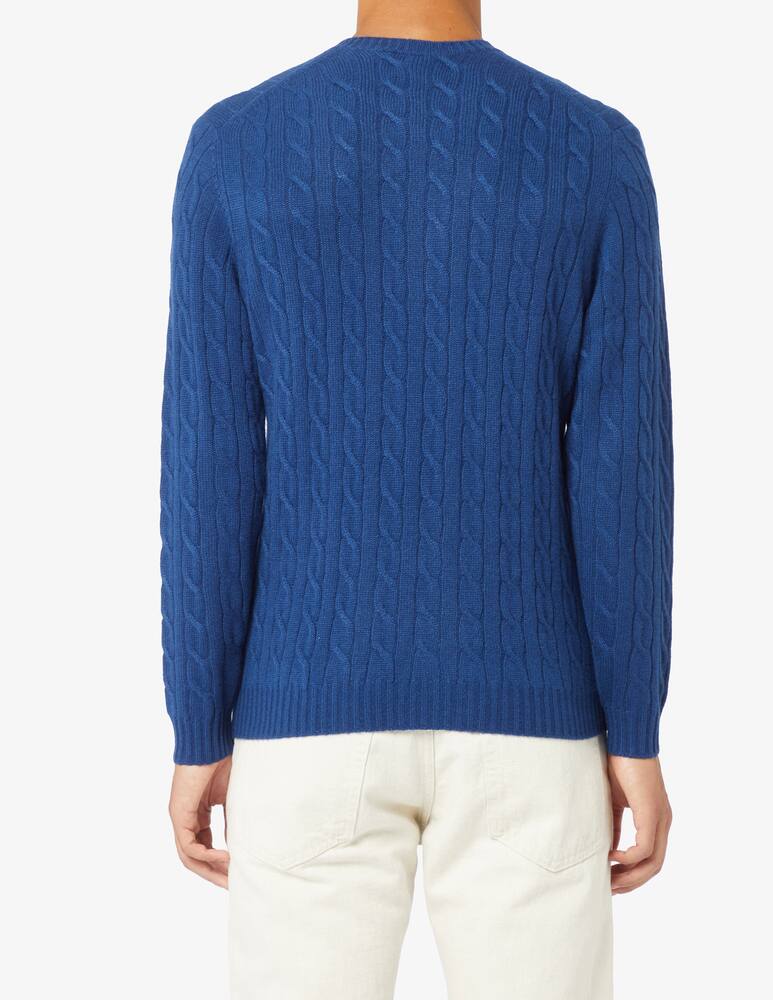 rinascente Pure Cashmere Braided rib cashmere crewneck jumper
