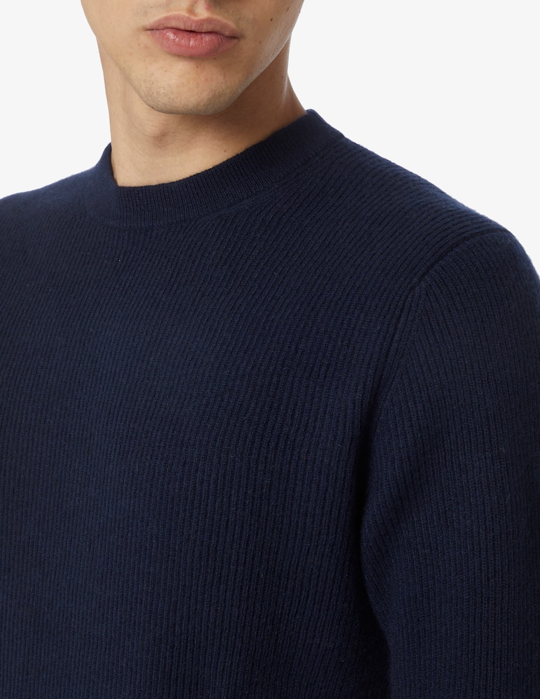 rinascente Pure Cashmere English ribbed crewneck jumper