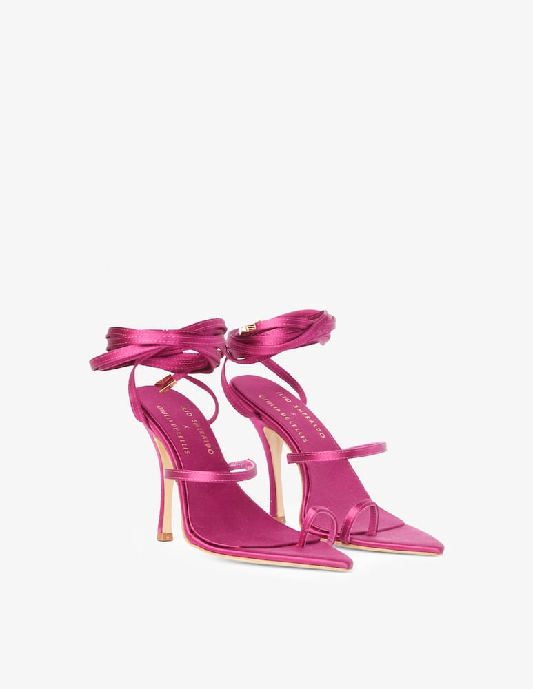 rinascente Ilio Smeraldo Heeled sandals by Giulia De Lellis - pink