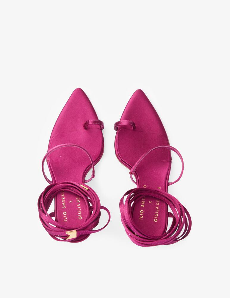 rinascente Ilio Smeraldo Heeled sandals by Giulia De Lellis - pink
