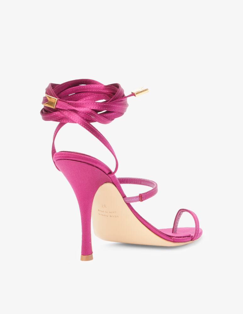 rinascente Ilio Smeraldo Heeled sandals by Giulia De Lellis - pink