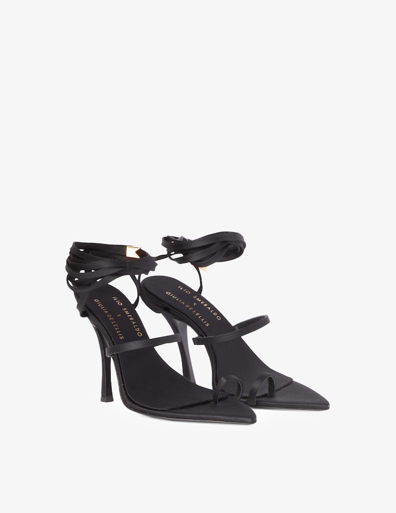 rinascente Ilio Smeraldo Sandali con tacco by Giulia De Lellis - nero