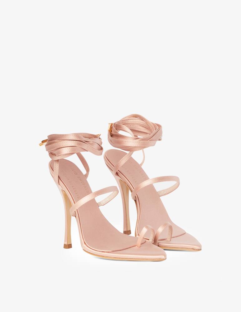rinascente Ilio Smeraldo Heeled sandals by Giulia De Lellis - beige