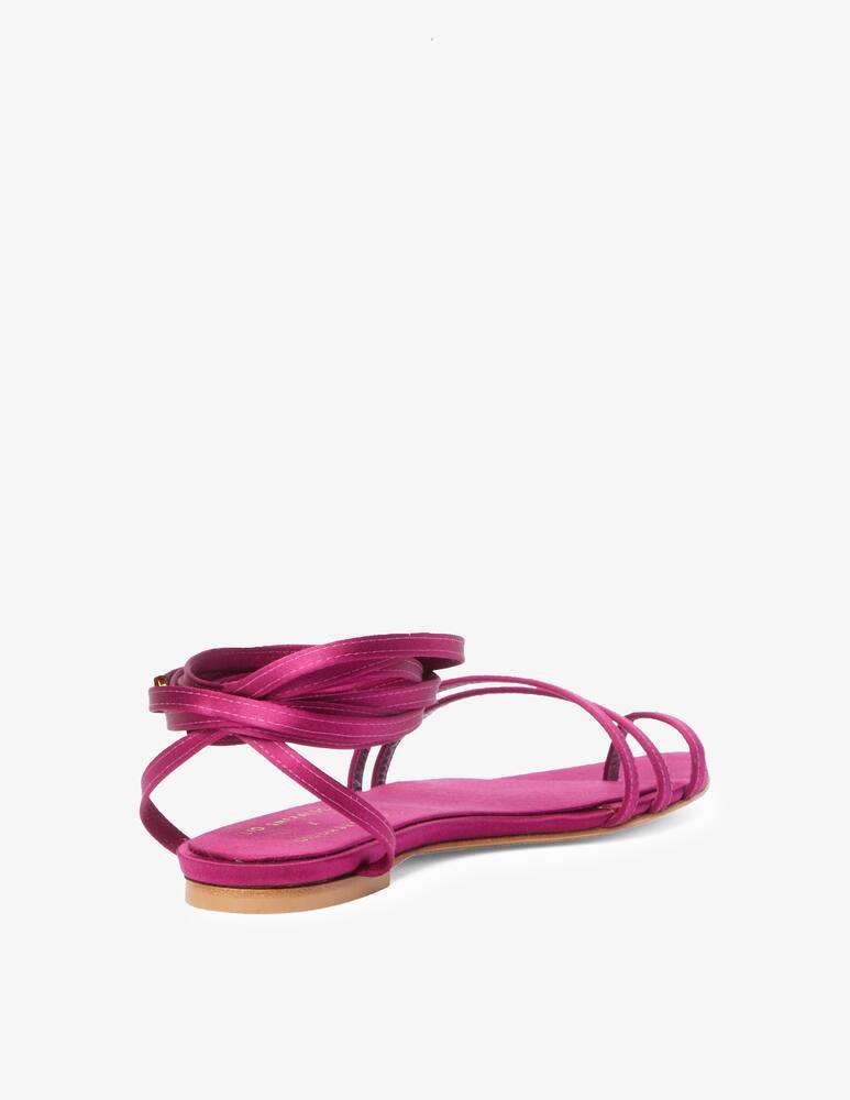 Ilio Smeraldo Sole flat sandals by Giulia De Lellis - pink - picture 4 Ilio Smeraldo Sole flat sandals by Giulia De Lellis - pink - picture 4