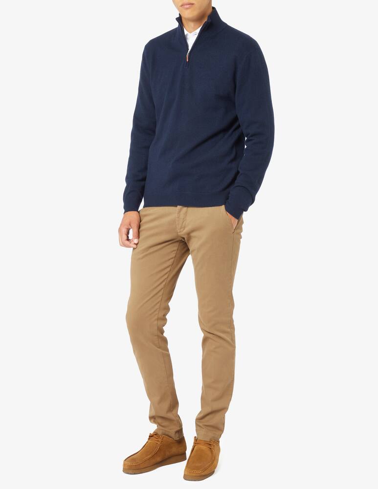 rinascente Pure Cashmere Maglia mezza zip in cashmere