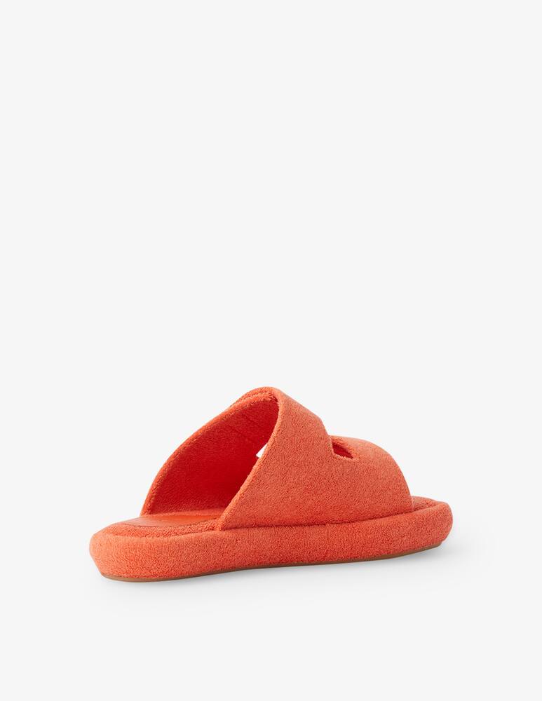 rinascente Ilio Smeraldo Terrycloth chunky sandals by The Frankie - orange