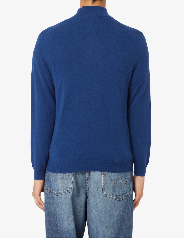 Pure Cashmere Maglia mezza zip in cashmere - immagine 2 Pure Cashmere Maglia mezza zip in cashmere - immagine 2