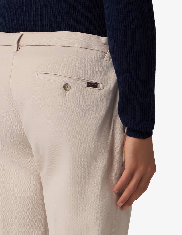 rinascente At.p.co Pantaloni Berlino in cotone tencel micro diagonale