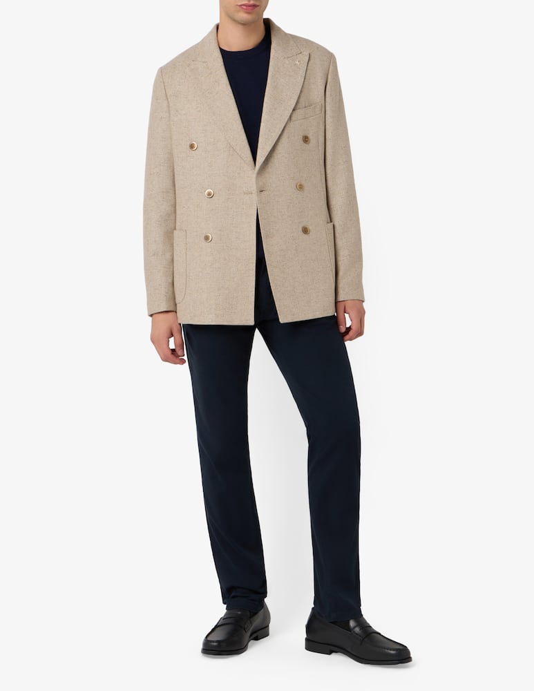 rinascente At.p.co Blazer herringbone wool blend