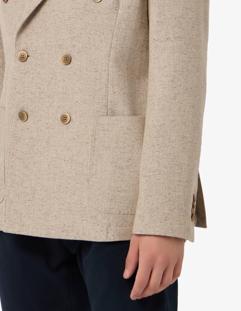 rinascente At.p.co Blazer herringbone wool blend