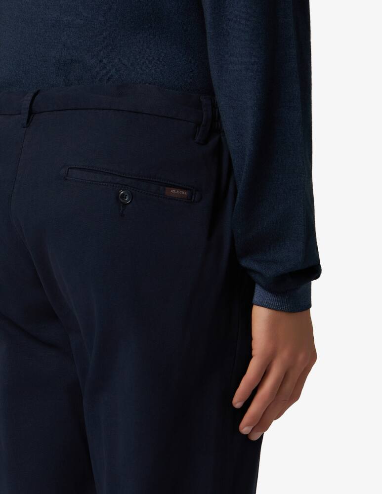 rinascente At.p.co Pantaloni Berlino in cotone tencel micro diagonale