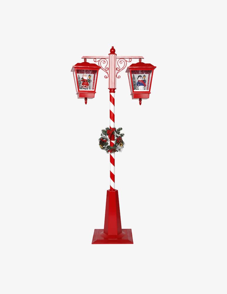 Timstor Double lantern snowing h. 188 cm - picture 1 Timstor Double lantern snowing h. 188 cm - picture 1