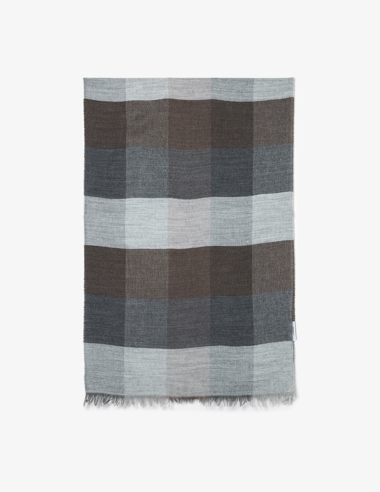 Rinascente Collection Delbert check scarf - picture 1