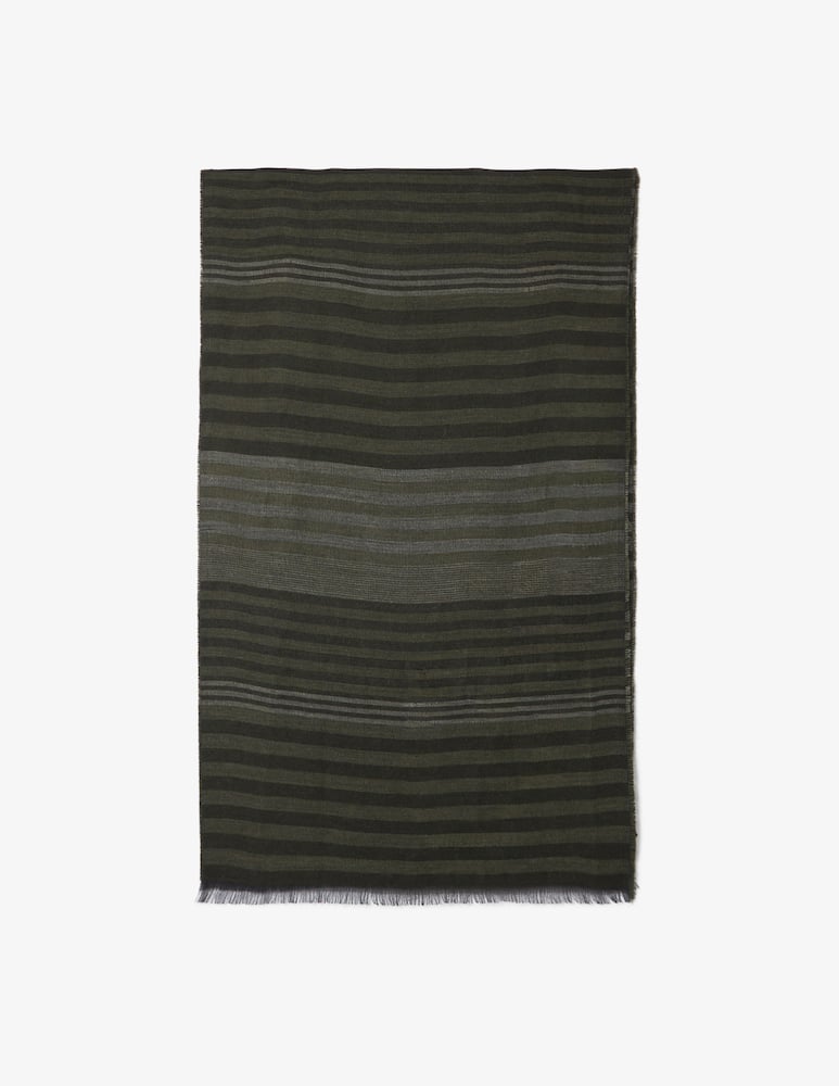 Rinascente Collection Striped jacquard scarf - picture 1 Rinascente Collection Striped jacquard scarf - picture 1