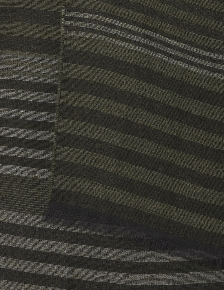 Rinascente Collection Striped jacquard scarf - picture 2 Rinascente Collection Striped jacquard scarf - picture 2