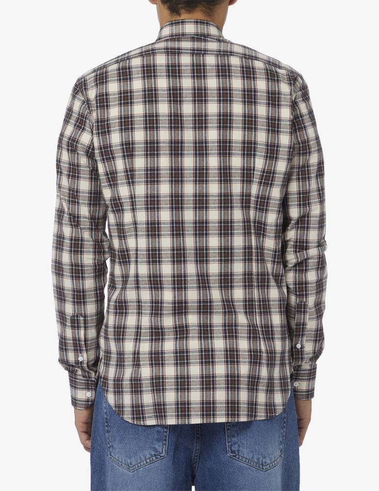 rinascente Delsiena Modern flannel check shirt