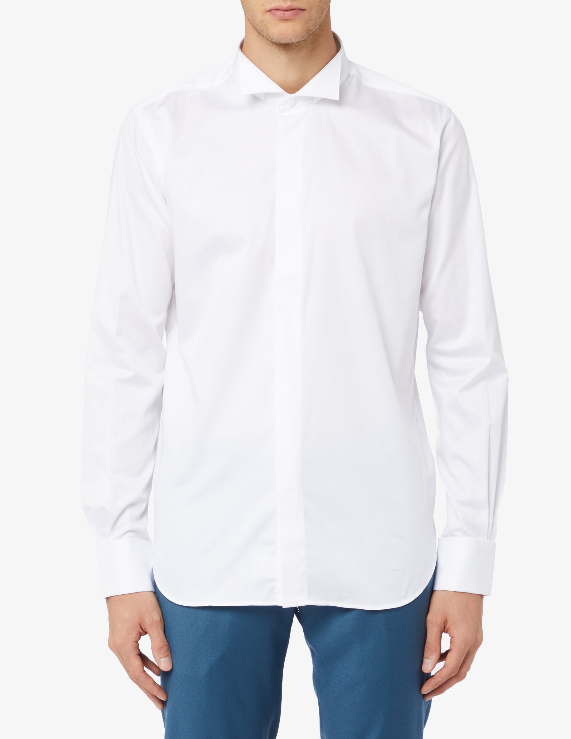 Camicia Smoking Vintage 1970s Con Volant Staccabili Rosa – Danza, Troupe, Festa A Tema