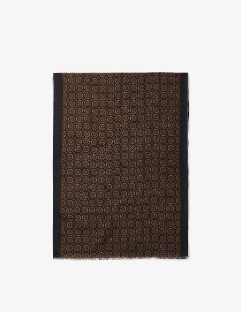 Rinascente Collection Tie motif scarf - picture 1