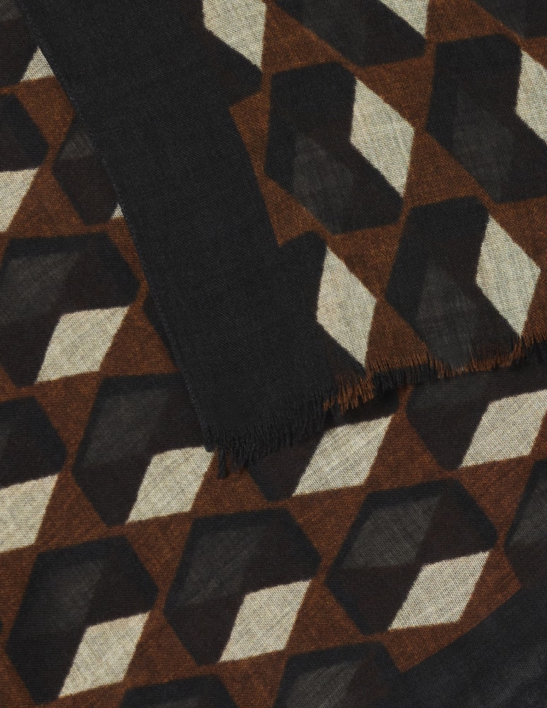 Rinascente Collection Geometric pattern scarf - picture 2 Rinascente Collection Geometric pattern scarf - picture 2