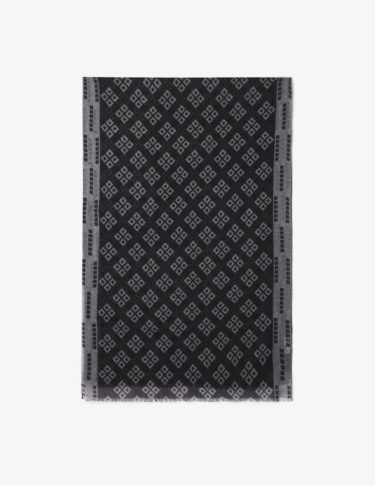 Rinascente Collection Geometric pattern stole - picture 1