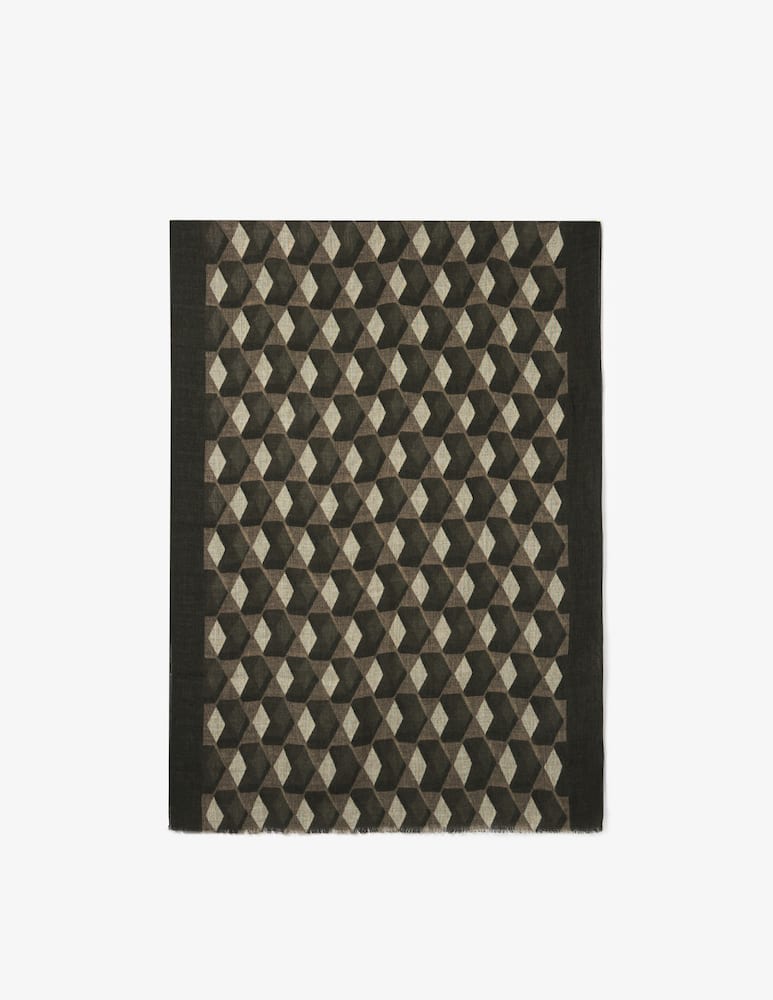 Rinascente Collection Geometric pattern scarf - picture 1 Rinascente Collection Geometric pattern scarf - picture 1