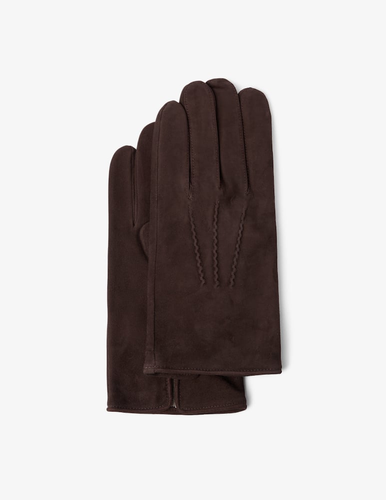 rinascente Rinascente Collection Guanti in camoscio 3 cordoni
