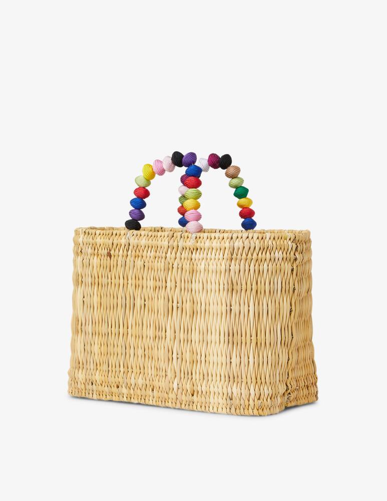 rinascente Doppio Italy Borsa da spiaggia piccola con perline