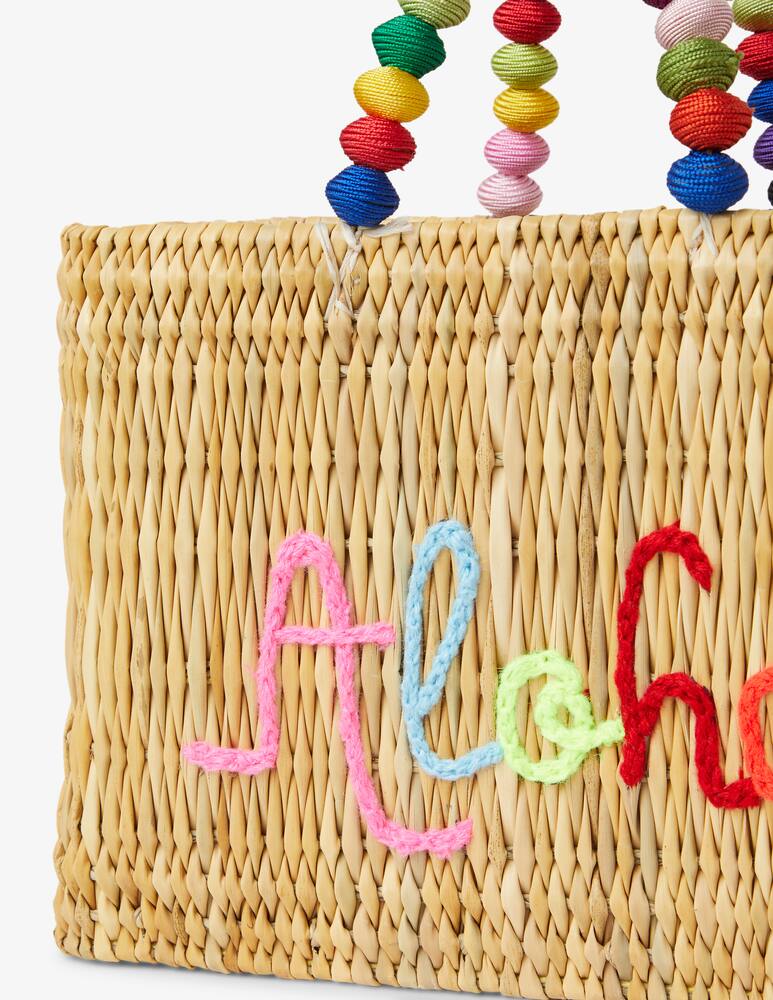 rinascente Doppio Italy Borsa da spiaggia piccola con perline