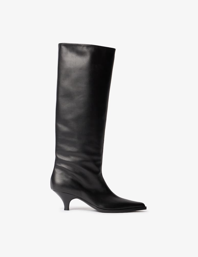 rinascente Strategia Knee-high boots with kitten heel