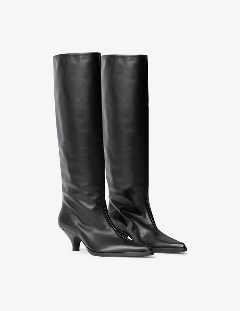 rinascente Strategia Knee-high boots with kitten heel