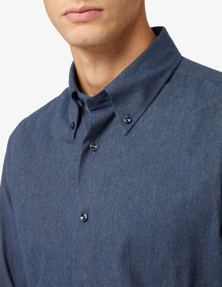 rinascente Sartoria Italiana Camicia modern flanella unito