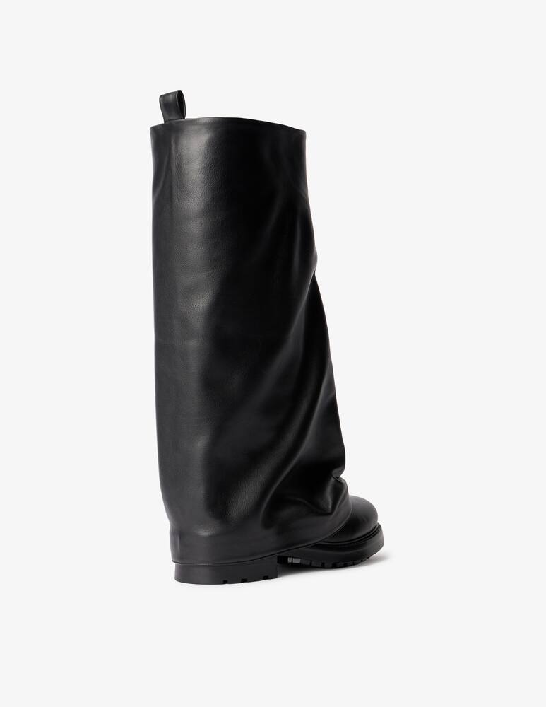 rinascente Strategia Leather slouch boots
