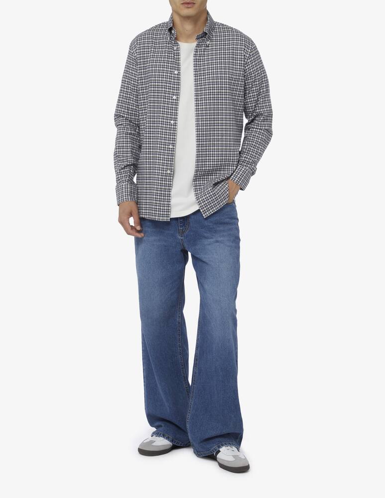 rinascente Sartoria Italiana Modern flannel check shirt