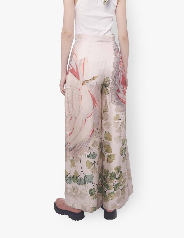 rinascente Antonio Marras Silk palazzo trousers - beige