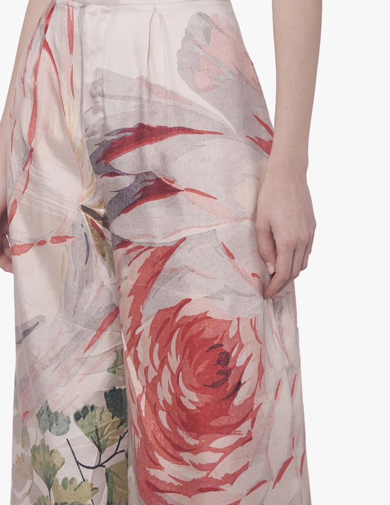 rinascente Antonio Marras Silk palazzo trousers - beige