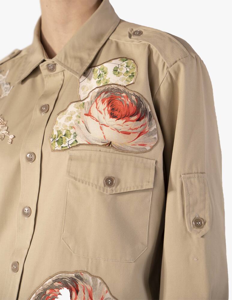 rinascente Antonio Marras Giacca overshirt in cotone - beige