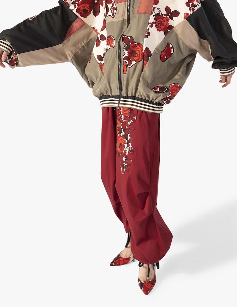 rinascente Antonio Marras Giacca bomber in misto seta - rosso