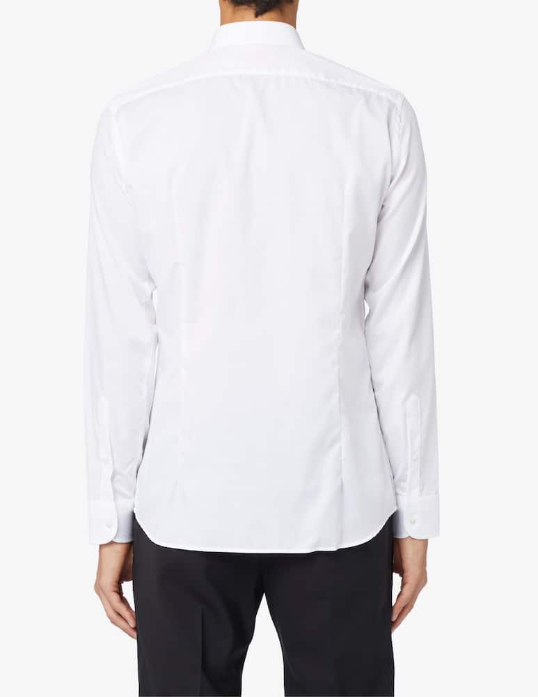 rinascente Sartoria Italiana Modern micro pattern no iron shirt