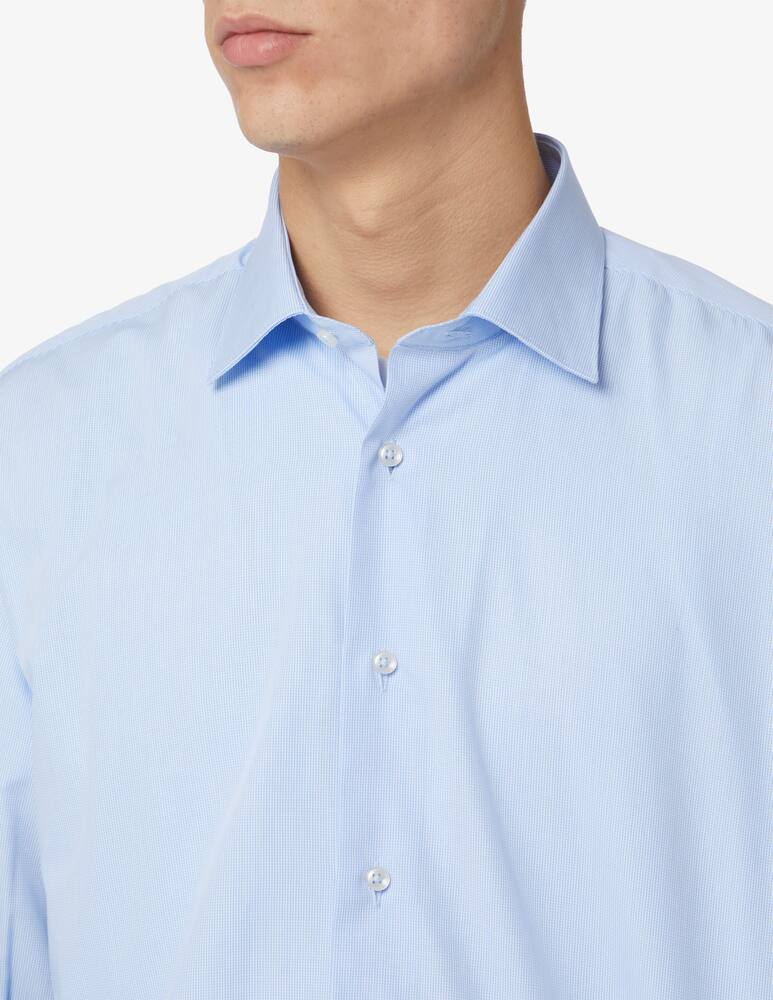 rinascente Sartoria Italiana Regular vichy double twisted shirt
