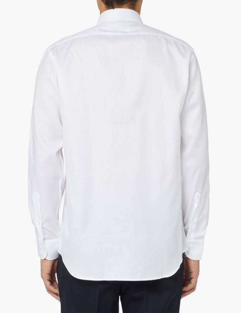 rinascente Sartoria Italiana Regular micro pattern double twisted shirt