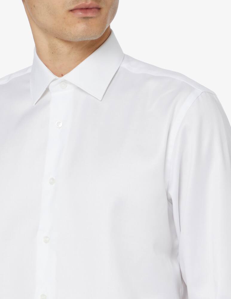 rinascente Sartoria Italiana Regular micro pattern double twisted shirt