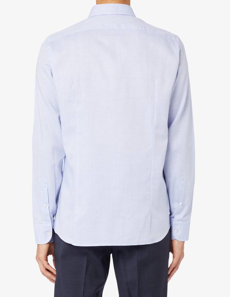 rinascente Sartoria Italiana Modern clas herringbone shirt