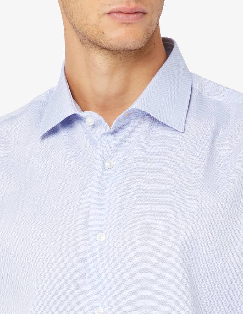 rinascente Sartoria Italiana Modern clas herringbone shirt