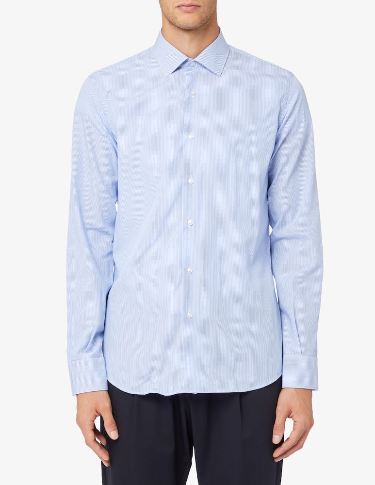 Sartoria Italiana Camicia doppio ritorto rigata - immagine 1